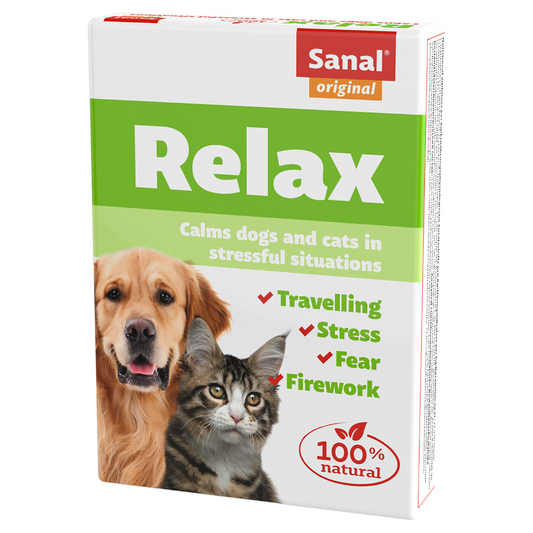 Sanal Relax Anti-Stress l Perfeket för nervösa eller stressade hundar